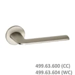 (SET A) Bộ tay nắm gạt HAFELE 499.63.600 499.63.604 (Nickel mờ)