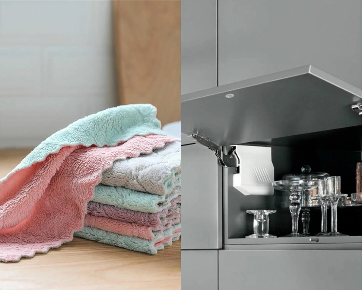 Lau sạch gỉ sét tại các khe, khớp nối của tay nâng nếu có