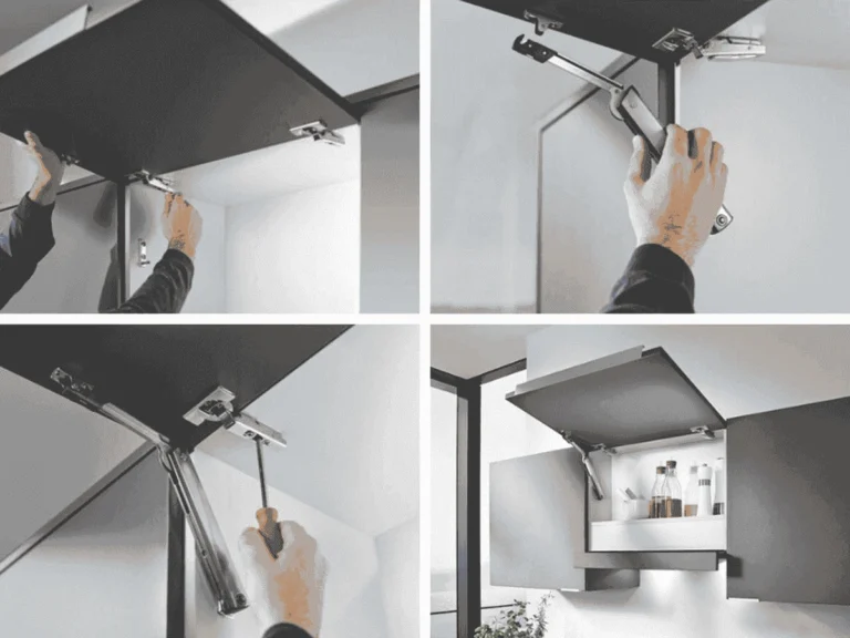 AVENTOS HK-XS là hệ thống tay nâng mỏng nhất có tích hợp giảm chấn