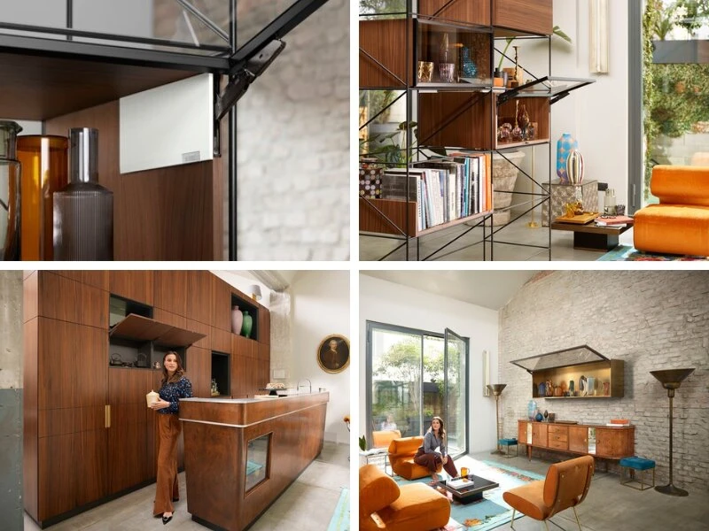 AVENTOS HKi là tay nâng Blum dành cho cửa khung nhôm