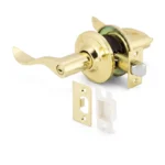 (BS60/70mm,WC) Bộ khoá liền chìa HAFELE 489.10.199 (Vàng bóng)