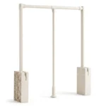 (550-1270mm,10kg) Tay nâng móc áo HAFELE 805.11.700 805.11.701 805.11.702 (Màu trắng)