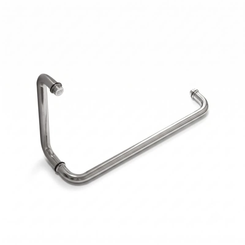 (Ø25,275x425mm) Tay nắm tròn phòng tắm kính HAFELE 903.04.151 499.68.222 (inox mờ)