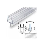 (8-10mm) Ron kính tường 90° HAFELE 950.50.012 (Chữ Y)