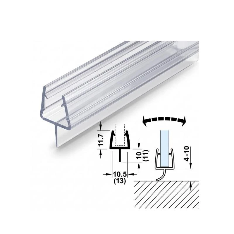 (8-10mm) Ron kính tường 90° HAFELE 950.50.012 (Chữ Y)