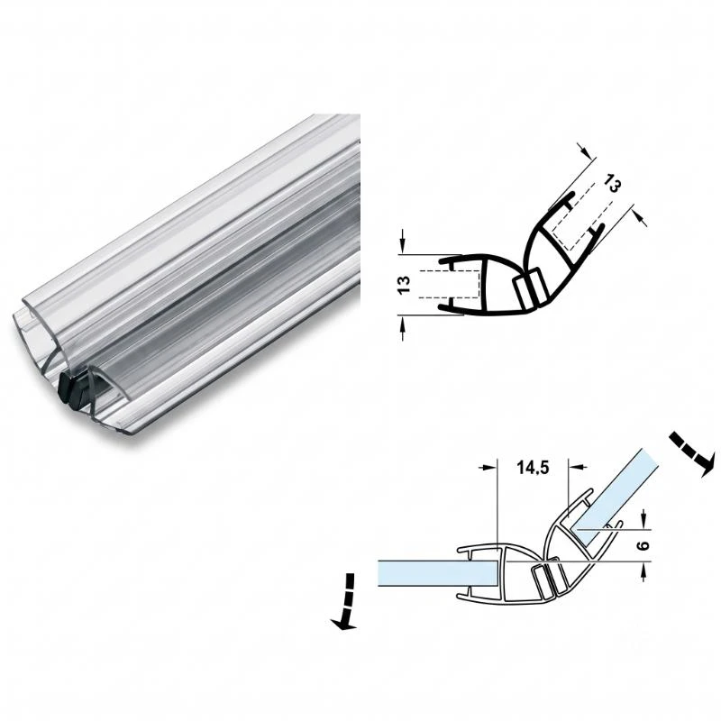 (8-10mm) Ron kính 135° HAFELE 950.50.028 (Nam châm)