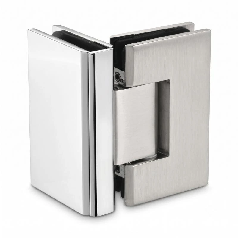 (K-K-90) Bản lề kính kính 90° HAFELE 981.77.906 499.05.805 (inox bóng)