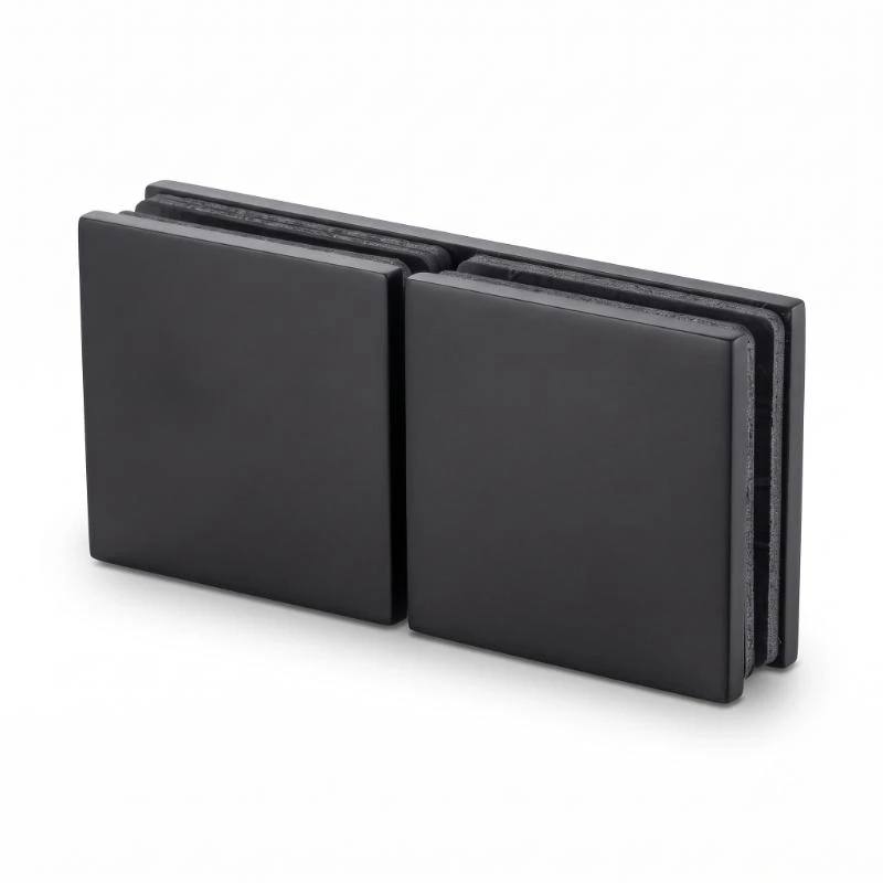 (K-K-180) Kẹp kính kính 180° HAFELE 981.77.913 (đen mờ)