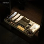Ngăn kéo âm tích hợp khay chia HIGOLD 301857 301856 301853 301851 (Nhôm)