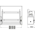 (Nano,600-900mm) Phụ kiện nâng hạ tủ trên HAFELE 504.76.814 504.76.815 504.76.817 504.76.818 ORIA