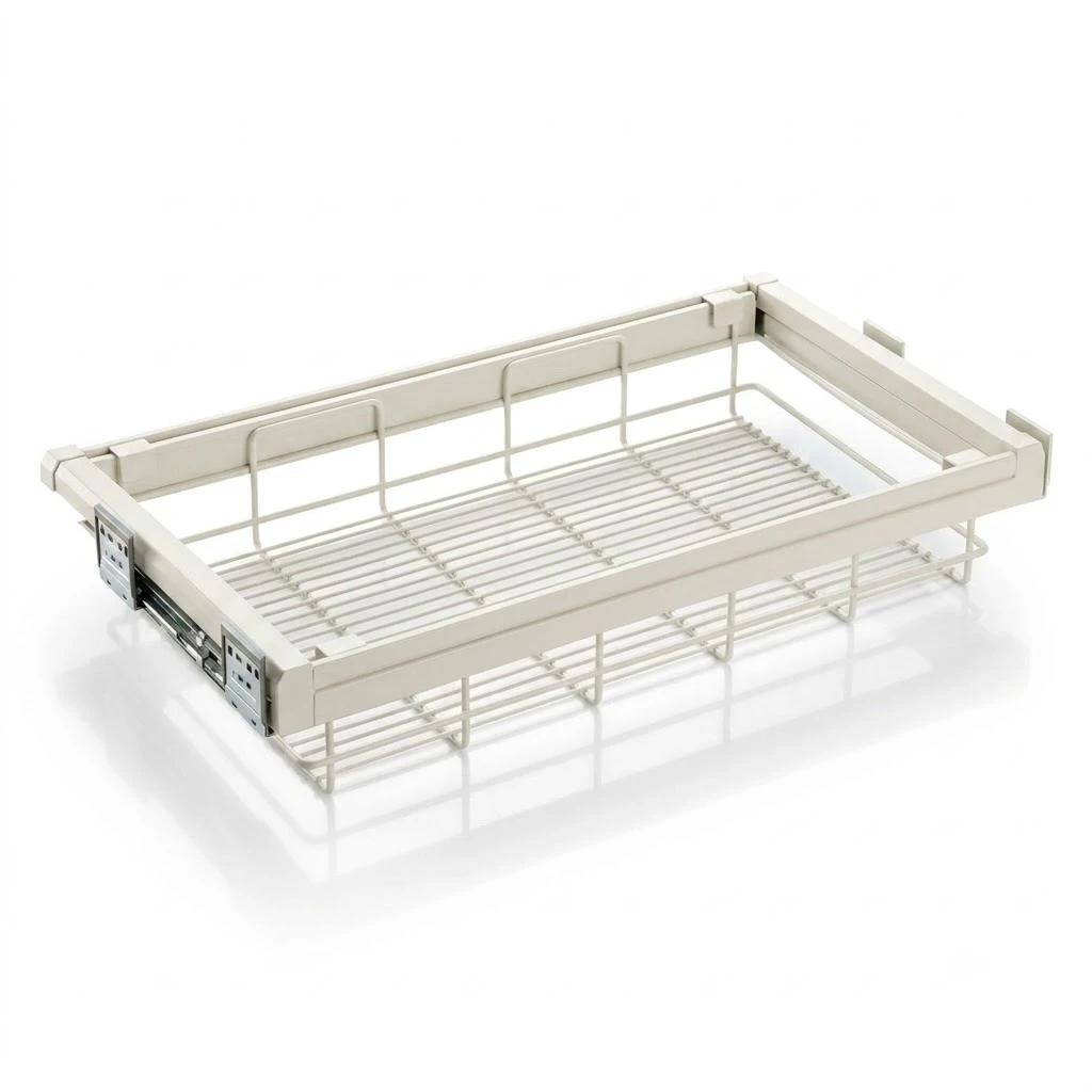 (600,800mm,30kg) Rổ kim loại lưới HAFELE 807.95.841 807.95.843 (Trắng)