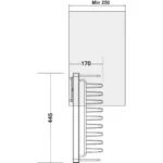 (250mm) Treo cà vạt HAFELE 807.96.110 807.96.810