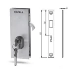 (Kính-tường,trượt trái) Khoá cửa trượt kính tường HAFELE 981.59.100+981.59.070