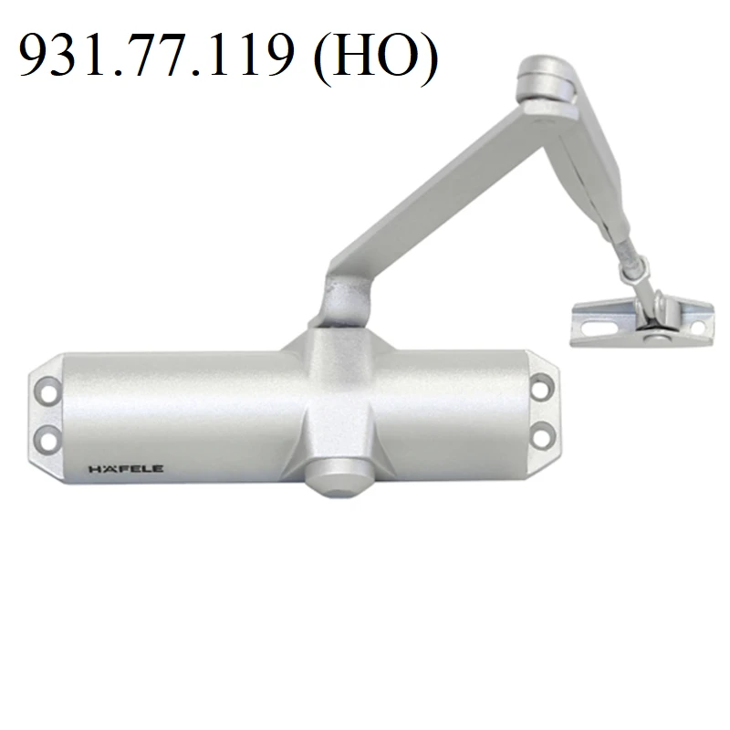 (80kg,EN2-4,HO,lắp nổi) Đóng cửa tự động HAFELE 931.77.119 (Tay co thuỷ lực)