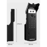 (IP66,130mm,FaceID,Videocall) Khoá điện HAFELE 912.21.171 AG2601W  (Arcelo)