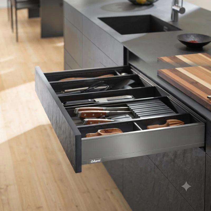 (M,90.5mm) Ray hộp Blum LEGRABOX M 770M5002S SK-01 4398816 5721353 5203456
